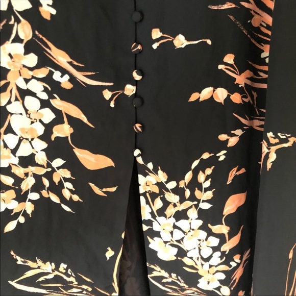 Joie Almona Floral Print Button Front Pleated Maxi Dress, Size M - Picture 10 of 12